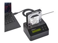 StarTech.com USB 3.0 Hard Drive Eraser Dock for 2.5" & 3.5" SATA/ IDE SSD HDD + mSATA & M.2 - Standalone Secure Erase Wiper & Sanitizer (SDOCK1EU3P) - Harddisksletter - svart - for P/N: SVA12M5NA SDOCK1EU3P