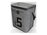 NAOTIC FIVE PACK - Bærepose for 5 nettbrett - svært motstandsdyktig resirkulert materiale (RPET) - grå, svart - up to 12" 903000