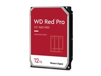 WD Red Pro WD122KFBX - Harddisk - Enterprise - 12 TB - intern - 3.5" - SATA 6Gb/s - 7200 rpm - buffer: 512 MB WD122KFBX