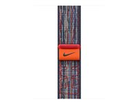 Apple - Sløyfe for smart armbåndsur - 40 mm - 130 - 190 mm - rød/blå MC1J4ZM/A