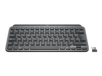 Logitech MX Keys Mini for Business - Tastatur - bakbelysning - trådløs - Bluetooth LE - QWERTY - Pan Nordic - grafitt 920-010604