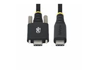 StarTech.com 10ft (3m) USB-C Charging Cable, 240W, Silicone Jacket - USB-kabel - 24 pin USB-C (hann) rett/låsende til 24 pin USB-C (hann) rett - USB 2.0 - 48 V - 5 A - 3 m - utvidet effektområde (EPR), USB Power Delivery (240 W), støtte for Power Delivery 3,1 - svart S2CEPR3M-USBSL-CABLE