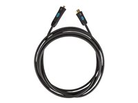 Crestron CBL-4K-USBC-HD Series CBL-4K-USBC-HD-12 - Adapterkabel - 24 pin USB-C hann til HDMI hann - 3.66 m - dobbeltisolert - svart - 4K-støtte, aktiv CBL-4K-USBC-HD-12