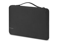 Kensington - Beskyttelsesmuffe for nettbrett / notebook - 100% recycled 600D polyester, EVA-gummi - svart, grå - 14" K60369WW