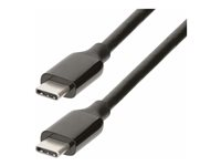 StarTech.com 3m (10ft) Active USB-C Cable, USB 3.2 Gen 2 10Gbps, Long USB Type-C Data Transfer Cable, 60W Power Delivery, 8K 60Hz, DP 1.4 Alt Mode w/HBR3/HDR10/MST/DSC 1.2/HDCP 2.2 - USB C to C cable (UCC-3M-10G-USB-CABLE) - USB-kabel - 24 pin USB-C (hann) til 24 pin USB-C (hann) - USB 3.0 / USB 3.1 / USB 3.2 Gen 2 - 3 m - aktiv, 8K 60Hz støtte, USB Power Delivery (60W) - svart UCC-3M-10G-USB-CABLE