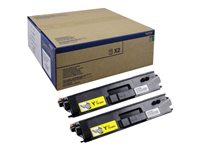 Brother TN900y - 2-pack - gul - original - tonerpatron - for Brother HL-L9200CDWT, HL-L9300CDWT, HL-L9300CDWTT, MFC-L9550CDW, MFC-L9550CDWT TN900YTWIN