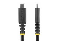 StarTech.com - USB-kabel - USB-C (hann) til USB-C (hann) - USB4 / Thunderbolt 3 / Thunderbolt 4 / DisplayPort 1.4 - 2 m - 4K 120 Hz støtte, robust, utvidet effektområde (EPR), støtte for Power Delivery 3,1, fleksibel - svart CC2M20GUSB4TP
