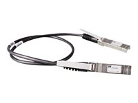 HPE X240 Direct Attach Cable - Nettverkskabel - SFP+ til SFP+ - 0.65 m - for HPE 5120, 5500, 59XX, 75XX; FlexFabric 1.92, 11908, 12902; Modular Smart Array 1040 JD095C