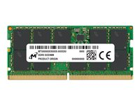 Micron - DDR5 - modul - 32 GB - SO DIMM 262-pin - 5600 MHz / PC5-44800 - CL46 - ECC MTC20C2085S1TC56BR