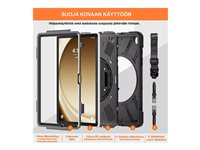 Insmat Ruggered Armor - Baksidedeksel for nettbrett - robust - polykarbonat, herdet gummi - for Samsung Galaxy Tab A9 652-1323
