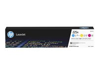 HP 225A - Farge (cyan, magenta, gul) - original - boks - trommelsett - for P/N: 9S184A#BGJ W2257A