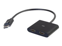 C2G DisplayPort 1.2 to Dual HDMI MST Hub - Video/audio switch - 2 x HDMI - stasjonær 84293