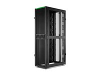 APC NetShelter SX Gen 2 - Rack skap - 2124 H x 600W x 1070D mm, med sider - står på gulv - svart - 45U - 19" - TAA-samsvar AR3105B2
