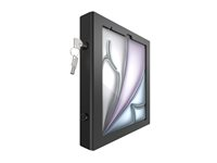 Compulocks iPad Air M2 & M3 13" Apex Enclosure Tilting Stand 8" - Black - Monteringssett (stativ, hus) - synlige foran/bak kamera og sensorer - for nettbrett - låsbar - metallramme - svart - skjermstørrelse: 8" - veggmonterbar - for Apple 13-inch iPad Air M2 Wi-Fi, M2 Wi-Fi + Cellular TCDP0113APXB