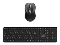 PORT Connect - Professional Executive Pack - tastatur- og mussett - trådløs - Bluetooth 5.2 - AZERTY - Fransk 900907RFR