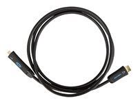 Crestron CBL-4K-USBC-HD Series CBL-4K-USBC-HD-6 - Adapterkabel - 24 pin USB-C hann til HDMI hann - 1.83 m - dobbeltisolert - svart - 4K-støtte, aktiv CBL-4K-USBC-HD-6