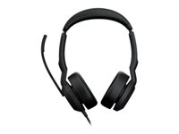 Jabra Evolve2 50 MS Stereo - Hodesett - on-ear - kablet, trådløs - aktiv støydemping - USB-C, USB-A - Certified for Microsoft Teams 25089-999-799