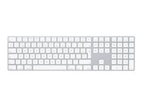 Apple Magic Keyboard with Numeric Keypad - Tastatur - Bluetooth - QWERTY - Norsk - sølv MQ052H/A
