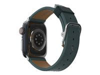 OtterBox Symmetry - Bånd for smart armbåndsur - kaktuslær - salbeige (grønn) - for Apple Watch SE, Series 10, Series 4, Series 5, Series 6, Series 7, Series 8, Series 9 77-96909