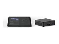 Logitech BASE Microsoft Teams Rooms (no AV) with Tap + ASUS NUC - Microsoft Teams-romsystem (Logitech Tap, mini-PC, Logitech PC Mount) - med 90 days Logitech JumpStart registration - grafitt TAPMSTBASEASU