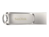 SanDisk Ultra Dual Drive Luxe - USB-flashstasjon - 64 GB - USB 3.2 Gen 1 / USB-C SDDDC4-064G-G46