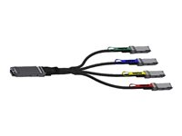 NVIDIA LinkX - 800GBase-CU til 200GBase-CU direktekoblet splitterkabel - OSFP til QSFP112 - 2 m - IB tvillingport NDR, passiv 980-9I80C-00N002