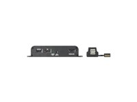 Belkin - KVM / lydutvider - mottaker - HDMI, DisplayPort - over fiberoptikk - USB - 6 porter - opp til 300 m - TAA-samsvar F1DN-KVM-EXRFI