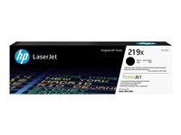 HP 219X - Høy ytelse - svart - original - LaserJet - tonerpatron (W2190X) - for P/N: 499Q6F#B19, 499Q8F#B19 W2190X