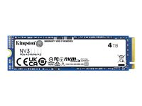 Kingston NV3 - SSD - 4 TB - intern - M.2 2280 - PCIe 4.0 x4 (NVMe) SNV3S/4000G