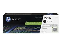 HP 220X - Høy ytelse - svart - original - LaserJet - boks - tonerpatron (W2200X) - for Color LaserJet 4302; Color LaserJet Pro 4202, 4302, MFP 4303 W2200X