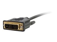 C2G 0.5m (1.6ft) HDMI to DVI Cable - HDMI to DVI-D Adapter Cable - 1080p - Adapterkabel - DVI-D hann til HDMI hann - 50 cm - skjermet - svart 42513