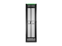 APC NetShelter SX Gen 2 - Rack skap - 2124 H x 600W x 1200D mm, med sider - står på gulv - svart - 45U - 19" - TAA-samsvar AR3305B2