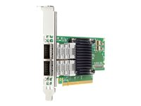 HPE InfiniBand HDR MCX653106A-HDAT - Nettverksadapter - PCIe 4.0 x16 lav profil - 200Gb Ethernet / 200Gb Infiniband QSFP56 x 2 - for ProLiant DL325 Gen10, DL345 Gen10, DL365 Gen10, DL380 Gen10 P31324-B21