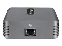 StarTech.com Thunderbolt 3 to Ethernet Adapter, 10GbE, Multi-Gigabit, Thunderbolt 3 to RJ45 Network Adapter, 10GBASE-T/5-2.5GBASE-T NIC, TB3/TB4 10G Network Adapter w/ TB3-Certified Cable, TB3 10GbE, Win/Mac (TB310G2) - Nettverksadapter - Thunderbolt 3 - 1/2.5/5/10GBase-T x 1 - romgrå TB310G2