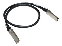 HPE Copper Cable - Direkte 100GBase-koblingskabel - QSFP28 (hann) til QSFP28 (hann) - 3 m - SFF-8665 - for Arista 7060; Cisco ONE Nexus 3232; FlexFabric 5950 32QSFP28; QFX Series QFX10002, QFX5200 845406-B21