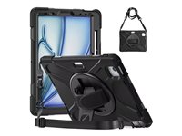 Insmat Rugged Armor - Baksidedeksel for nettbrett - robust - polykarbonat, gummi - for Apple 11-inch iPad Air M2 Wi-Fi, M2 Wi-Fi + Cellular, M3 Wi-Fi, M3 Wi-Fi + Cellular 652-1329