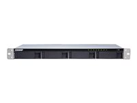 QNAP TS-431XeU - NAS-server - 4 brønner - kan monteres i rack - SATA 6Gb/s - RAID 0, 1, 5, 6, 10, JBOD, 5 hot spare - RAM 2 GB - Gigabit Ethernet / 10 Gigabit Ethernet - iSCSI støtte - 1U TS-431XEU-2G