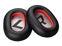 Poly - Ørepute for Bluetooth-hodetelefoner - kunstlær - svart (en pakke 2) 85Q42AA