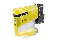 Brother LC527XLY - Høy ytelse - gul - original - pillow pack - blekkpatron - for Brother MFC-J4350DW, MFC-J4550DW LC527XLY