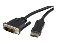 StarTech.com 10 ft DisplayPort to DVI Video Adapter Converter Cable - M/M (DP2DVIMM10) - DisplayPort-kabel - DisplayPort (hann) til DVI-D (hann) - 3 m - svart - for P/N: DPPNLFM3, DPPNLFM3PW DP2DVIMM10