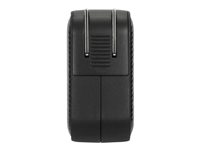 Targus - Strømadapter - GaN - 65 watt - PD - 2 utgangskontakter (24 pin USB-C, USB-type A) - svart APA803GL