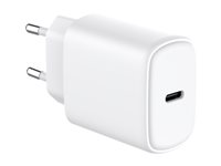 GRATEQ - Strømadapter - GaN - 25 watt - 3 A - PD/PPS, Fast Charge (24 pin USB-C) - hvit 83026SF