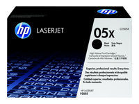 HP 05X - Høy ytelse - svart - original - LaserJet - tonerpatron (CE505X) - for LaserJet P2035, P2035n, P2055, P2055d, P2055dn, P2055x CE505X