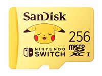 SanDisk - Flashminnekort - 256 GB - Video Class V30 / UHS-I U3 - microSDXC UHS-I SDSQXAO-256G-GN6ZK