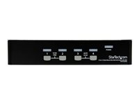StarTech.com 4-Port USB KVM Swith with OSD - TAA Compliant - 1U Rack Mountable VGA KVM Switch (SV431DUSBU) - KVM-svitsj - 4 x KVM port(s) - 1 lokalbruker - stasjonær - for P/N: IM12D1500P, RACKCOND17HD, RKCONS1701, SVA12M2NEUA, SVA12M5NA, SVUSBVGA10, SVUSBVGA6 SV431DUSBU