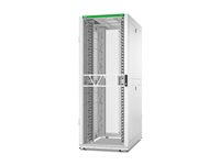 APC NetShelter SX - Rack skap - 1991 H x 750W x 1200D mm, med sider - står på gulv - hvit - 42U - 19" - TAA-samsvar AR3340W2