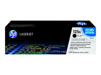 HP 125A - Svart - original - LaserJet - tonerpatron (CB540A) - for Color LaserJet CM1312 MFP, CP1215, CP1217, CP1515n, CP1518ni CB540A