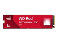WD Red SN700 - SSD - 1 TB - intern - M.2 2280 - PCIe (NVMe) 79700-T00101WD01-RS
