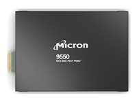 Micron 9550 PRO - SSD - Enterprise, Read Intensive - kryptert - 3.84 TB - intern - E3.S - PCI Express 5.0 x4 (NVMe) - 256-bit AES - TCG Opal Encryption 2.0, Self-Encrypting Drive (SED) - TAA-samsvar MTFDLBQ3T8THA-1BK1DABYYR