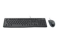 Logitech Desktop MK120 - Tastatur- og mussett - USB - Nordisk 920-002823